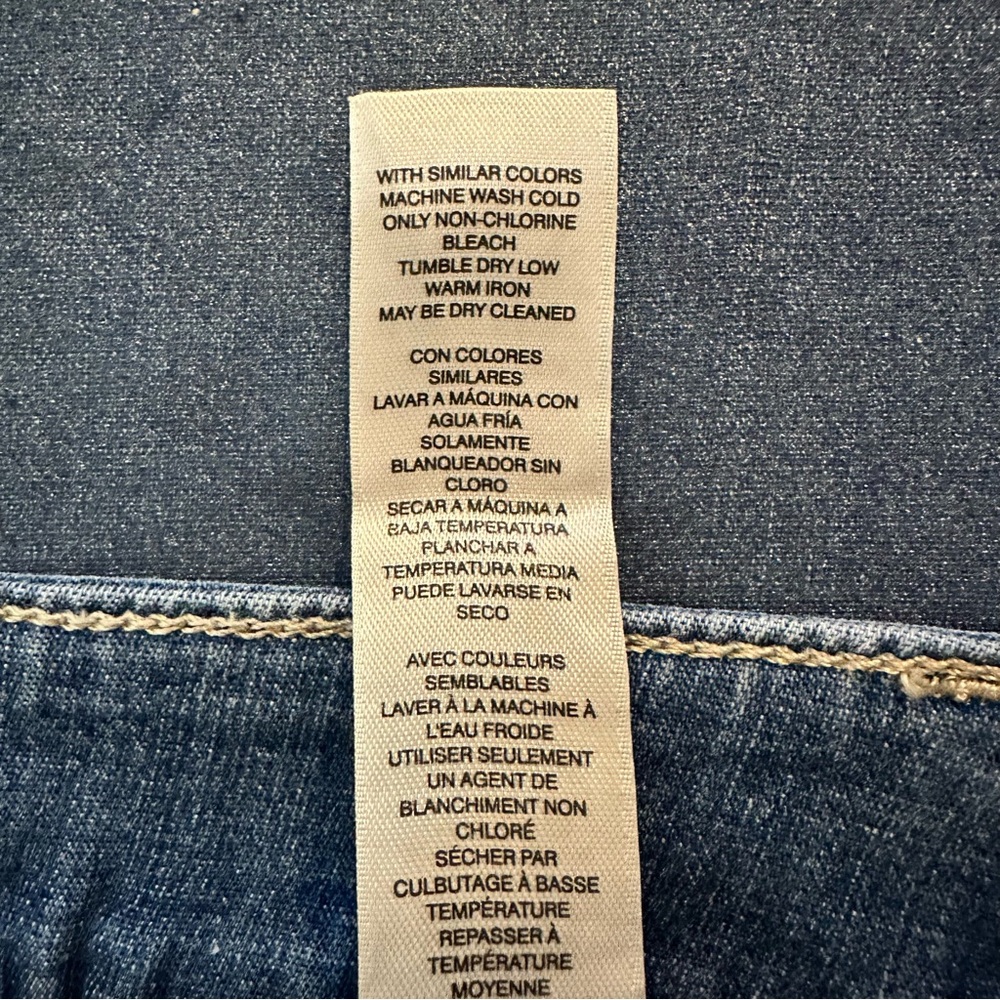 Summerweight Jeans Chicos Slim Boyfriend Ankle Jeans medium wash size 1 - Picture 5 of 6
